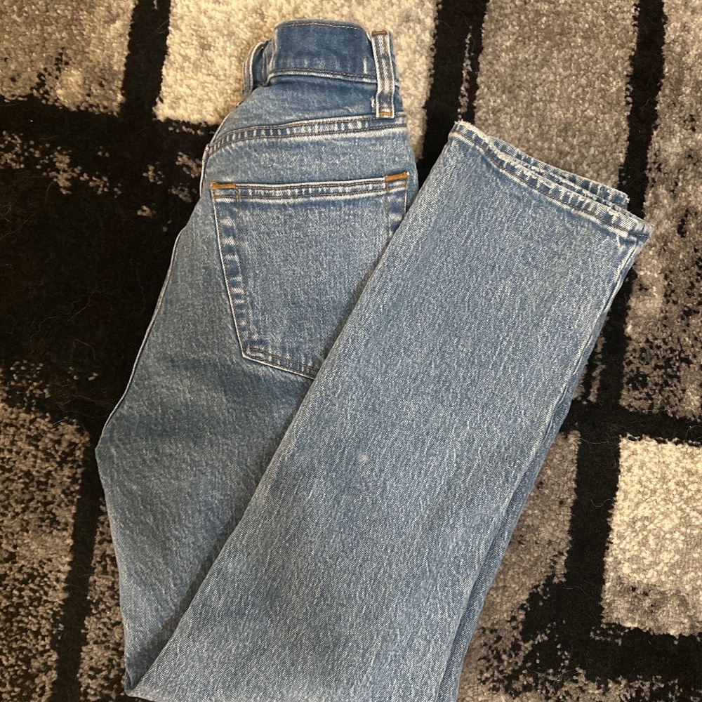 Abercrombie and Fitch Curve Love 90s straight leg jeans